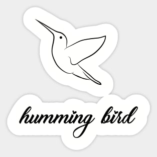 humming bird Sticker